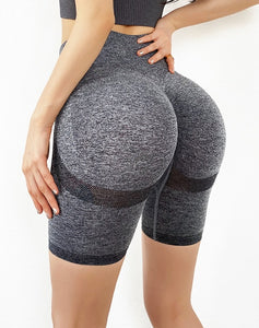 Slim Fit High Waist Yoga Sport Shorts