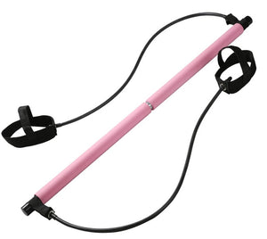 Yoga Pilates Bar Stick with Resistance Band