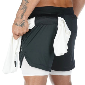 Running Shorts Men 2 In 1