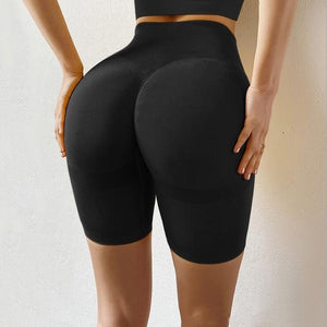 Slim Fit High Waist Yoga Sport Shorts