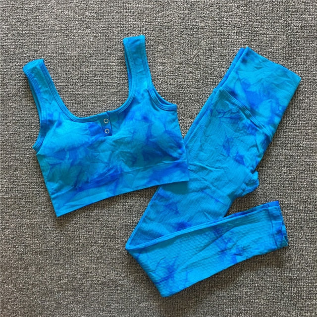 Pop Seamless Leggings Set Wear Suit