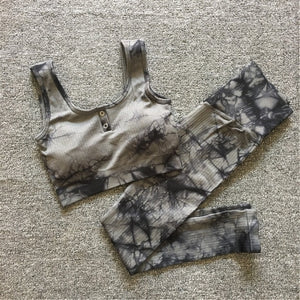 Pop Seamless Leggings Set Wear Suit