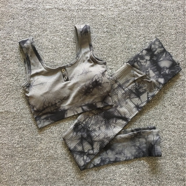 Pop Seamless Leggings Set Wear Suit